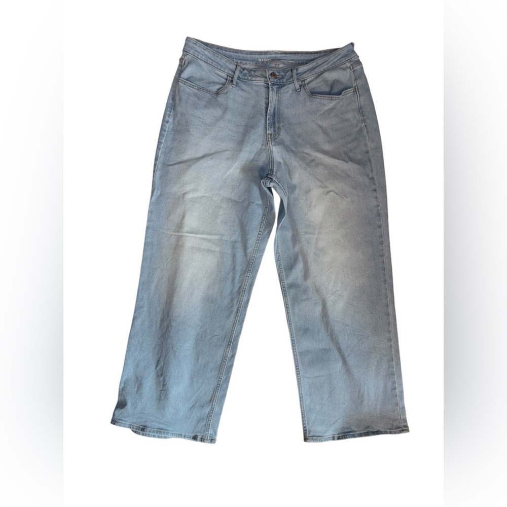 Old Navy Light Blue Wide Leg Jeans